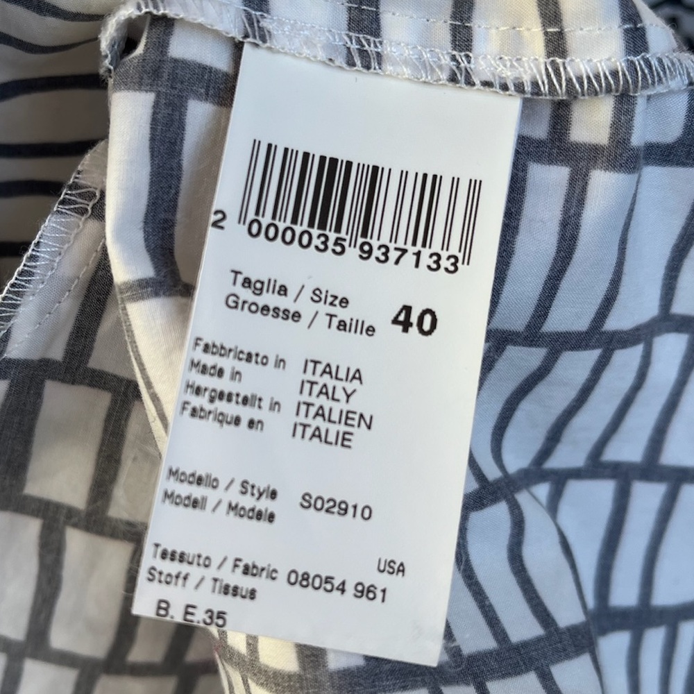 Peserico midi shift dress with pockets - size 40 - Picture 5 of 5